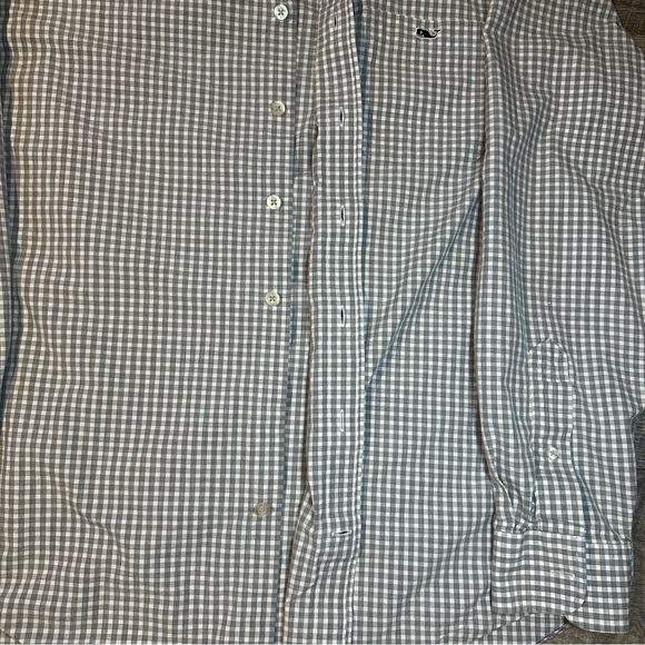 Vineyard Vines Classic Fit Tucker Button Front Shirt Mens Size Large Cotton Golf - Picture 3 of 10